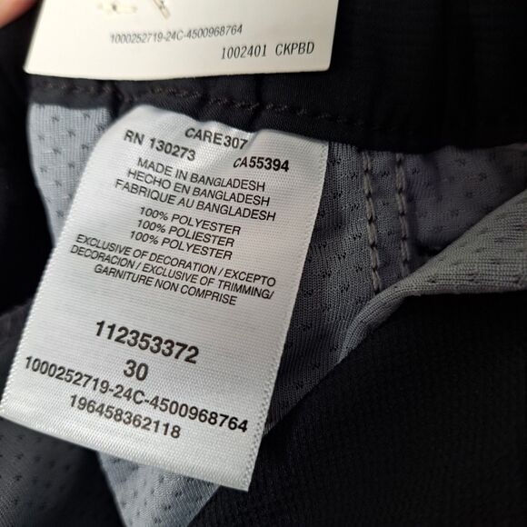 Wrangler Outdoor Performance Zip Utility Shorts Men's Black Sz 30 UPF 50 NWT - Picture 3 of 11